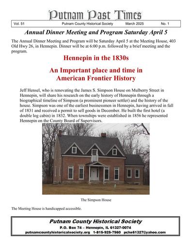 March 2025 newsletter
