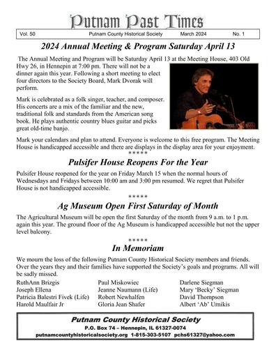 March 2024 newsletter